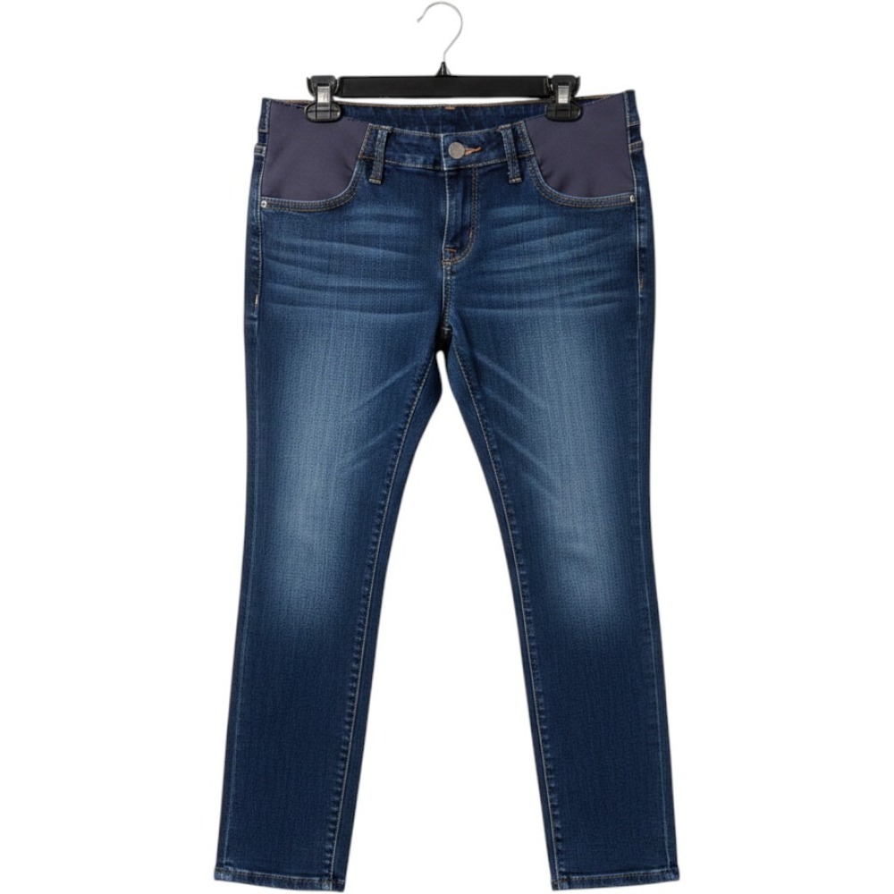 Old Navy Maternity Skinny Jeans Dark Wash Side Panel Size 8 Regular